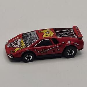 Hot Wheels 1990 Tatoo Machines Car with Pirates Tampos 1/64 Diecast PC30